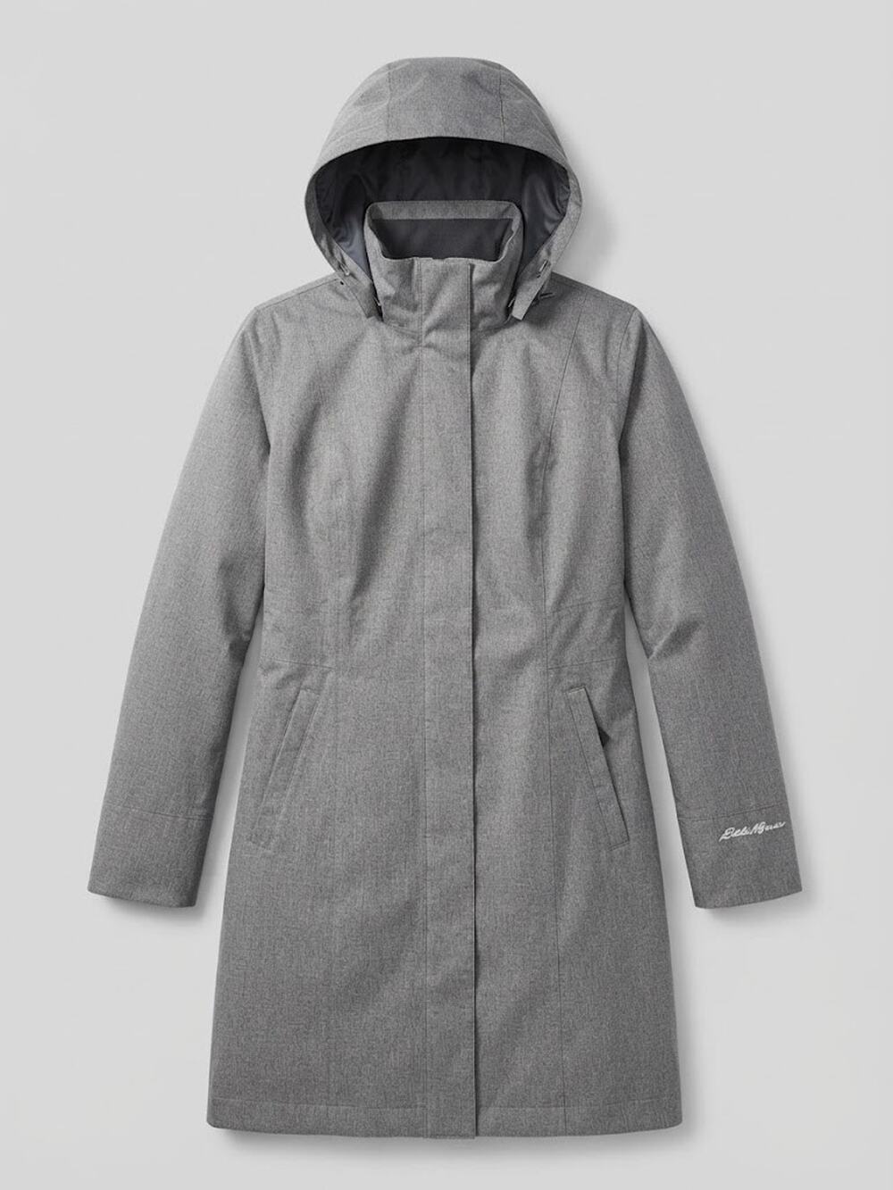 Eddie Bauer WeatherEdge Waterproof Insulated Trench Coat / Winter Jacket Large